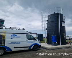 Chem Resist De Icer Installation