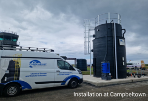 Chem Resist De Icer Installation